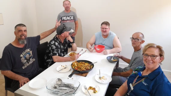 For the First Time: Residents at Parry St Come Together for a Shared Meal